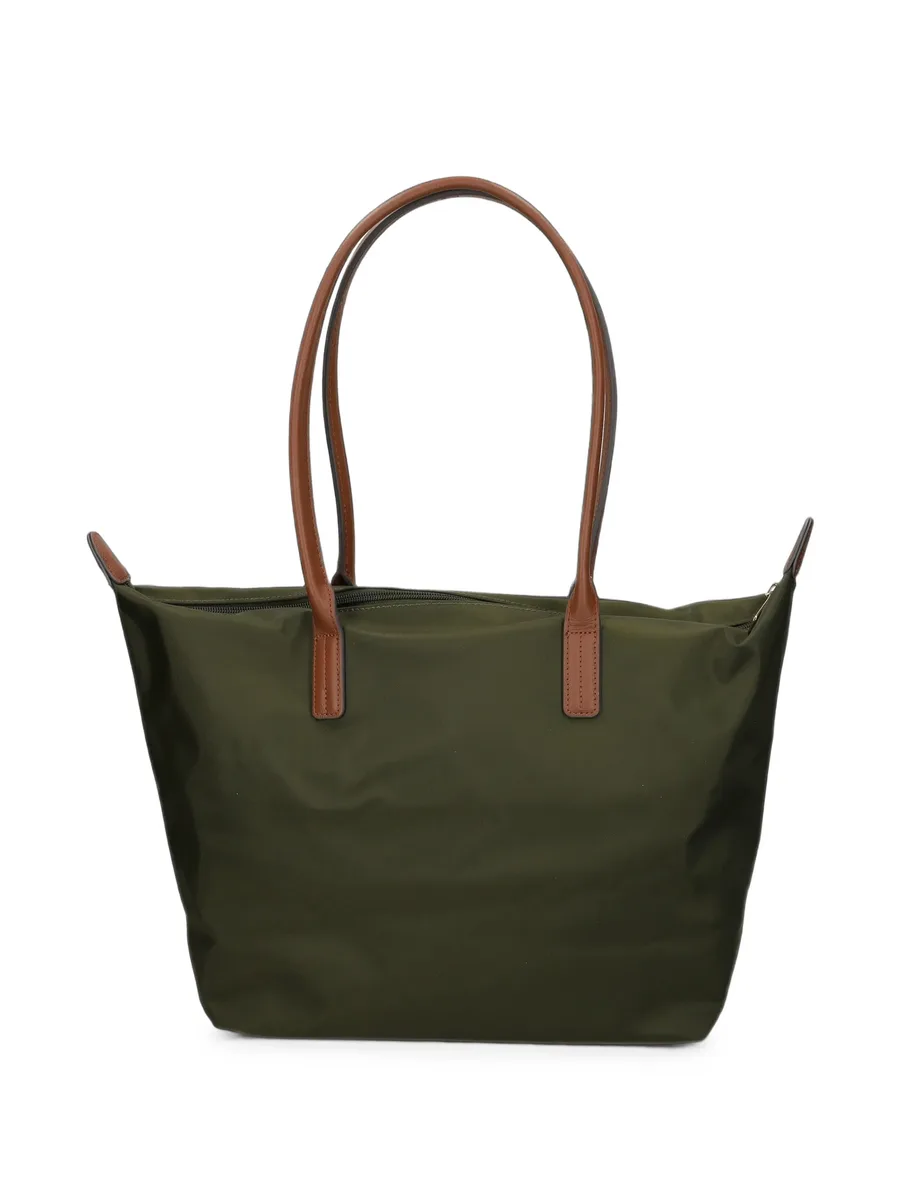 medium Popette logo-plaque tote bag 2