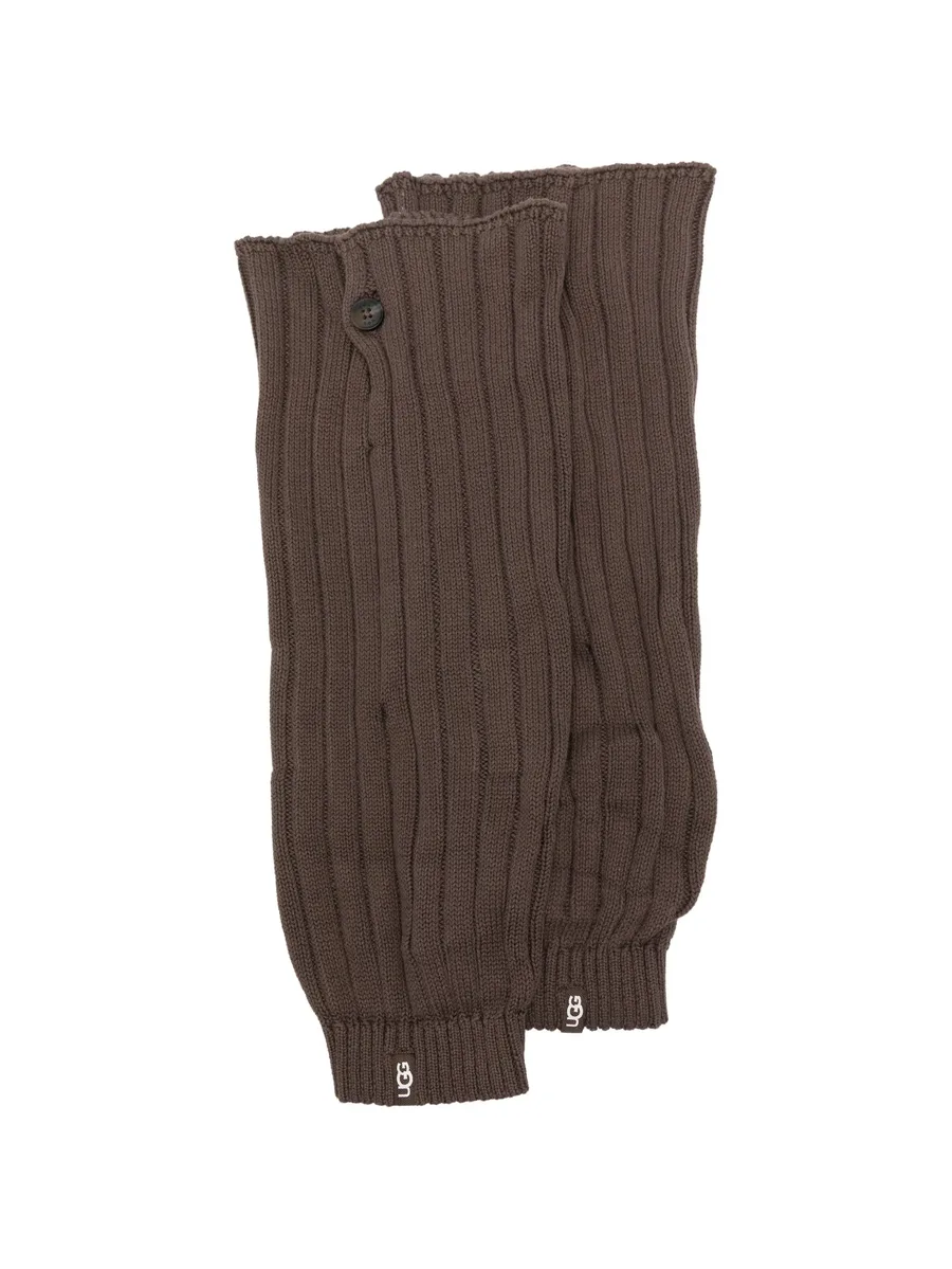 ribbed-knit button-detail legwarmers 1