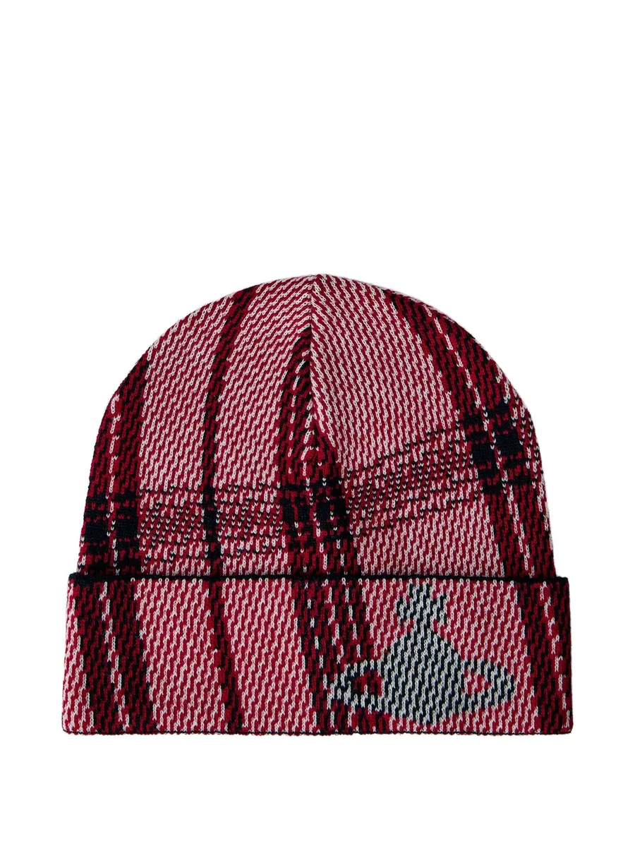 tartan beanie 1