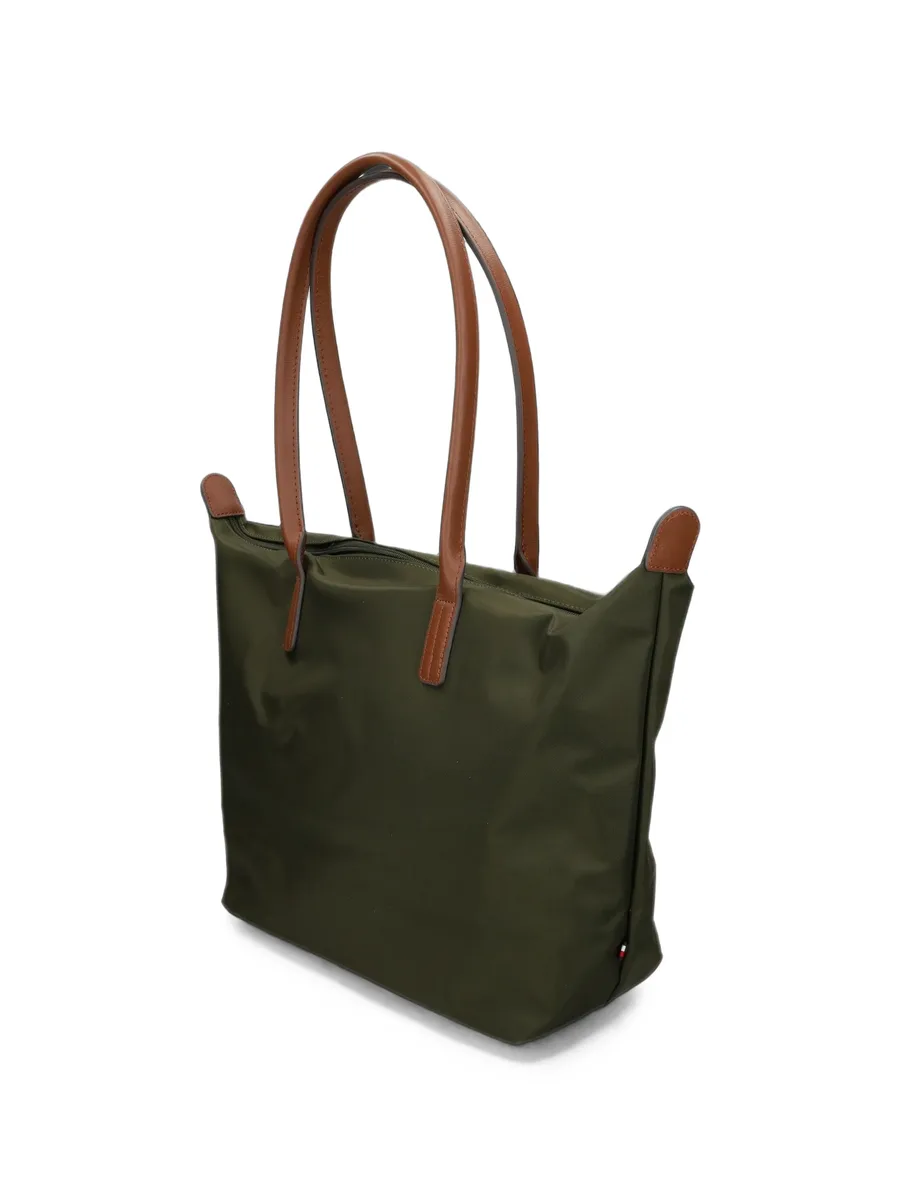 medium Popette logo-plaque tote bag 3