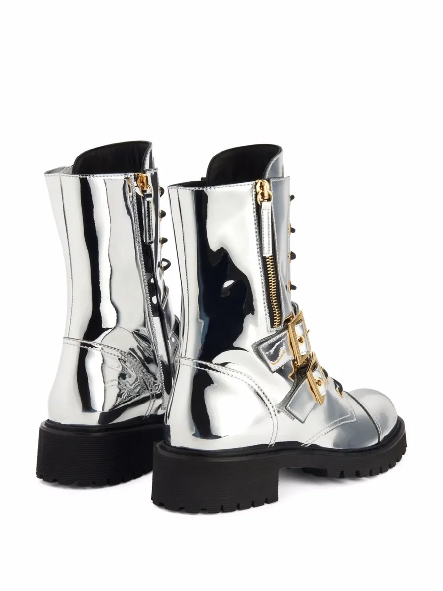 Tifa metallic calf-length boots 6