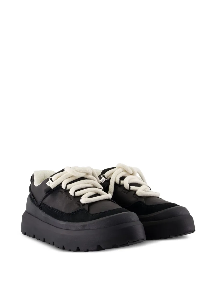 Heritage Utility leather lace-up sneakers 4