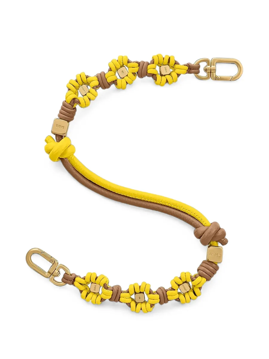 Twist leather bag handle 3