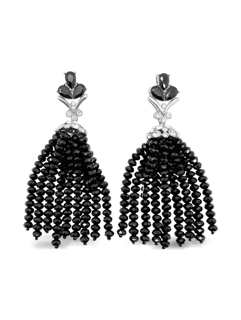 серьги Monet Tassel с кристаллами (1990-е годы)