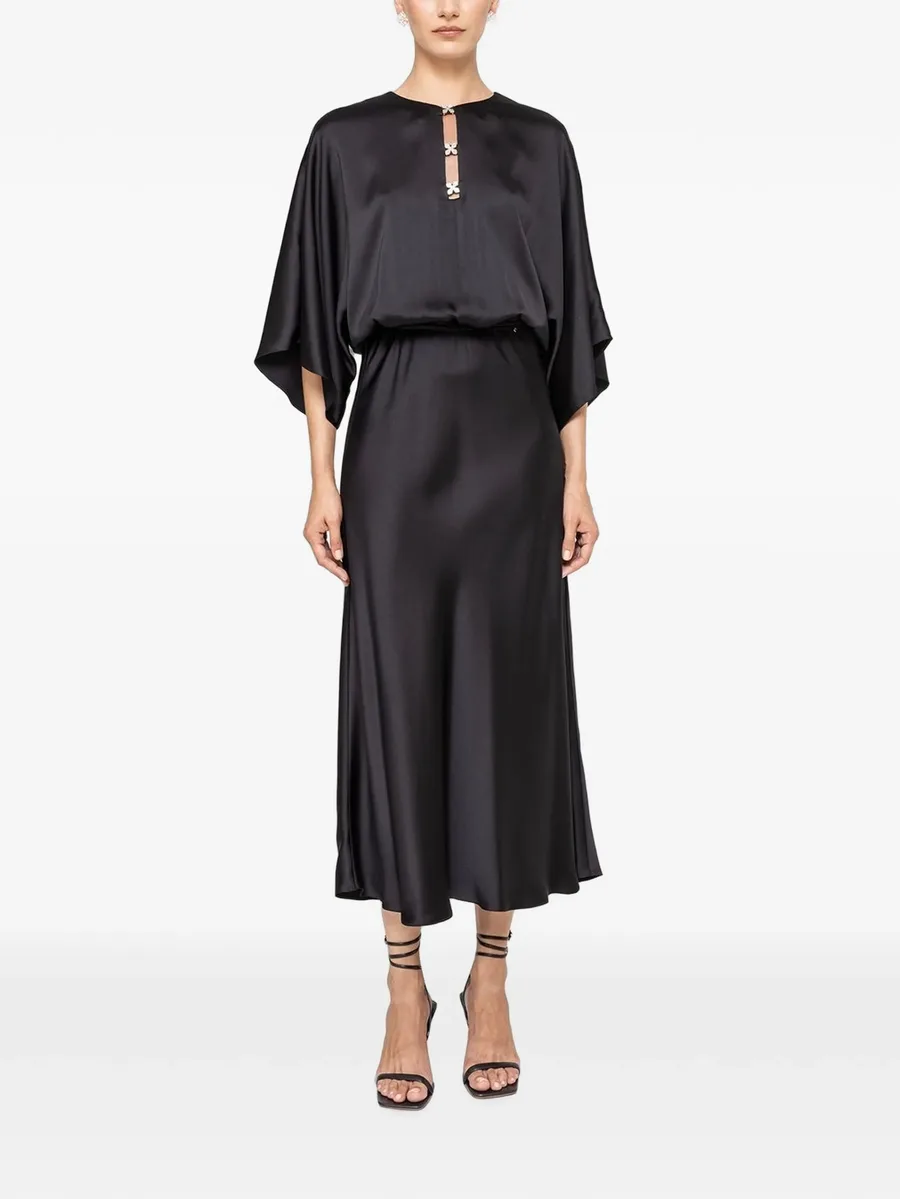 satin midi dress 2