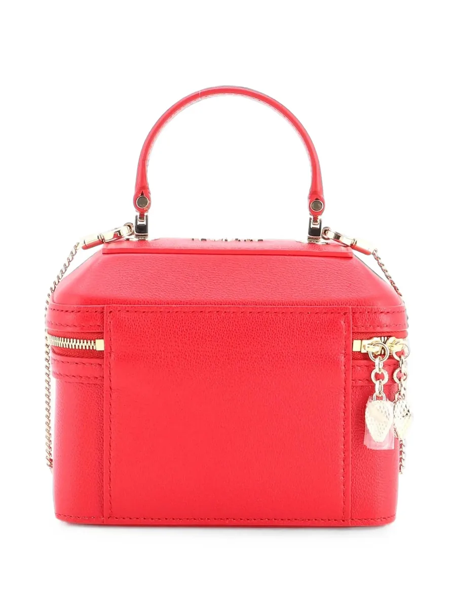 маленькая сумка-сэтчел Serpenti Forever Top Handle Convertible Vanity Leather 2
