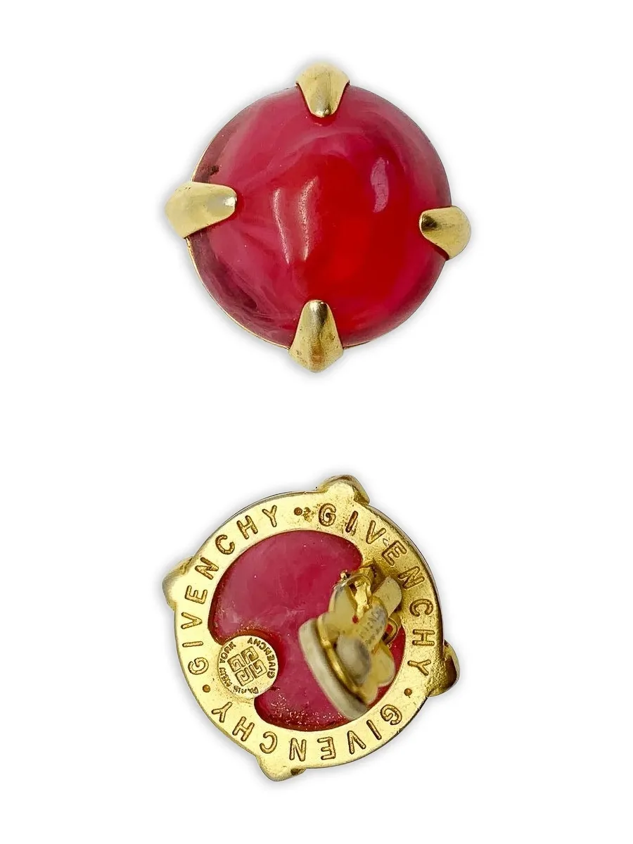 серьги-клипсы Givenchy (1980-е годы) 5