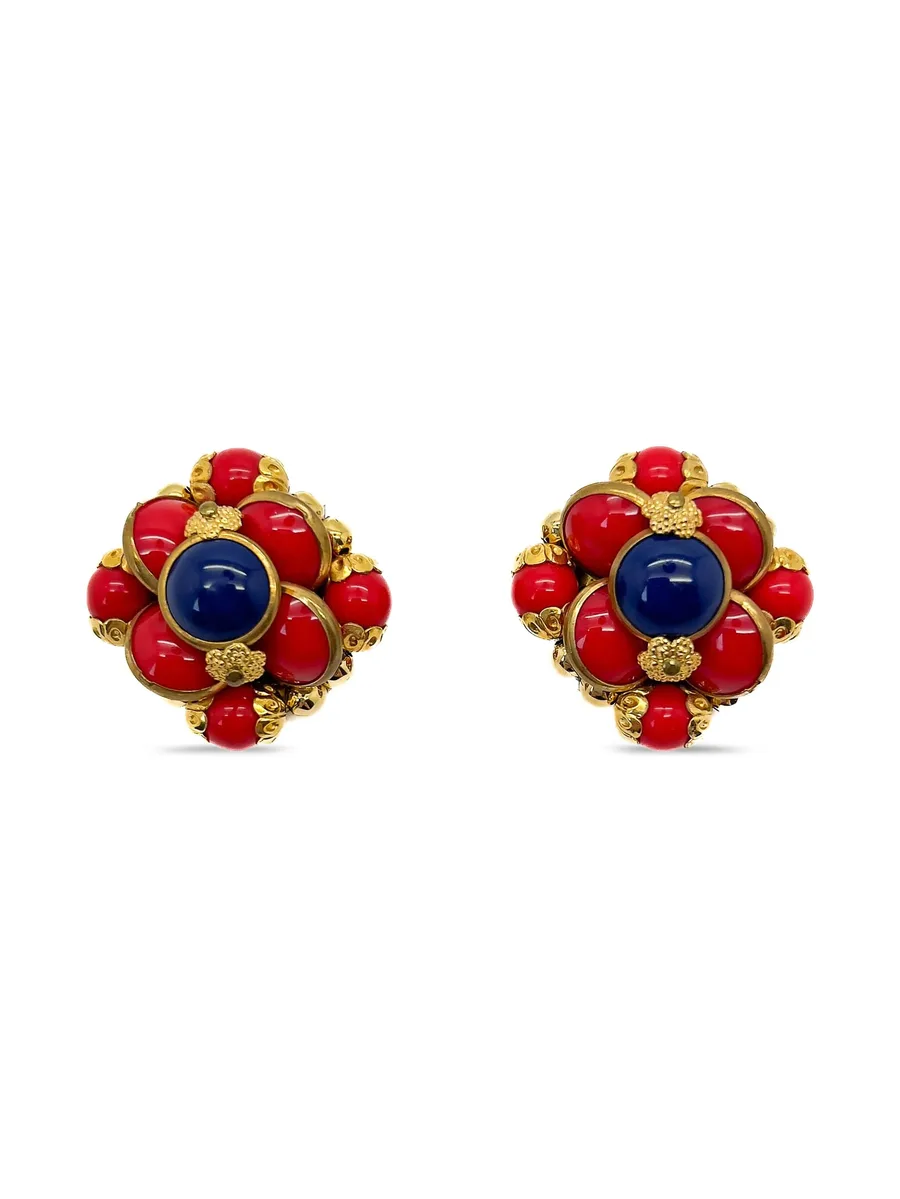 серьги с бусинами (1940-е годы) 2