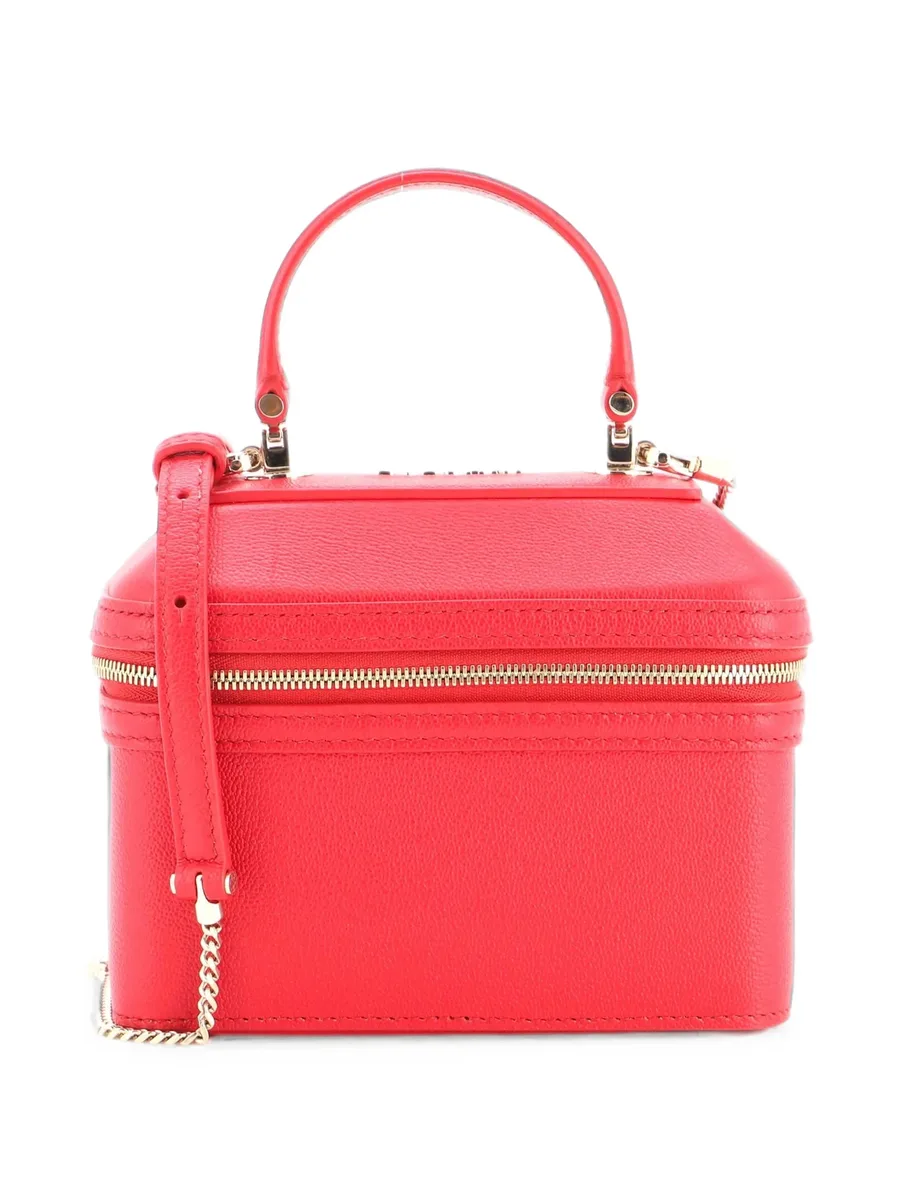 маленькая сумка-сэтчел Serpenti Forever Top Handle Convertible Vanity Leather 1