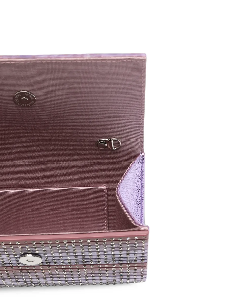 Eagle crystal-embellished clutch bag 5