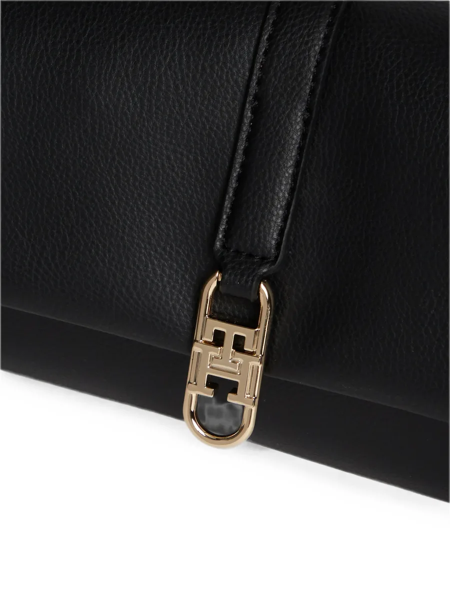 Libre logo-plaque pebbled-texture shoulder bag 3