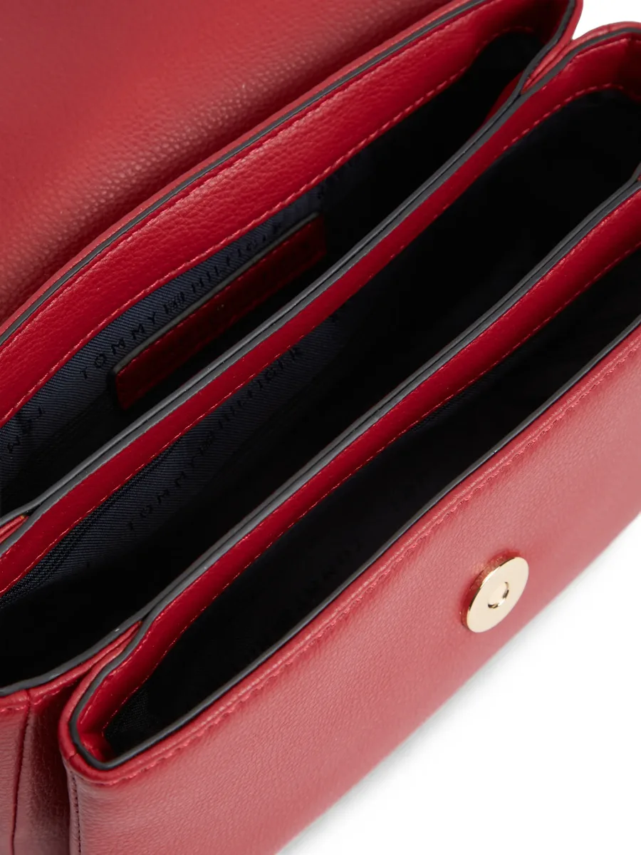 Libre logo-plaque pebbled shoulder bag 4