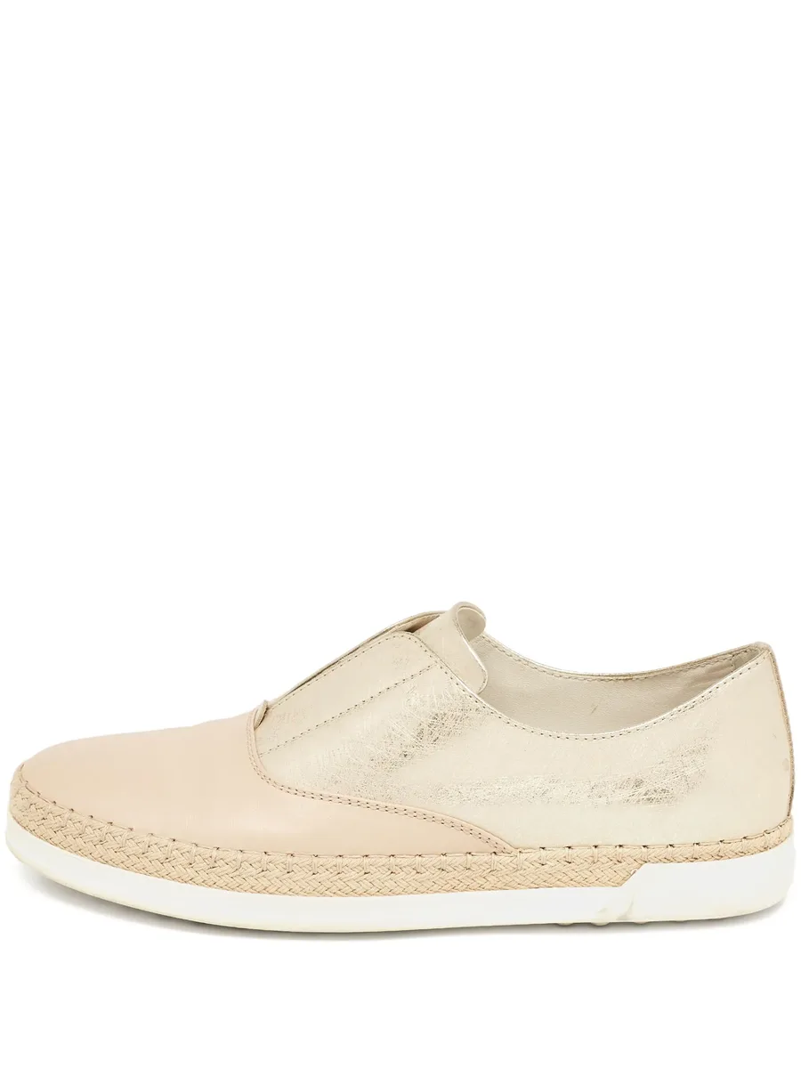 leather flat espadrilles 2