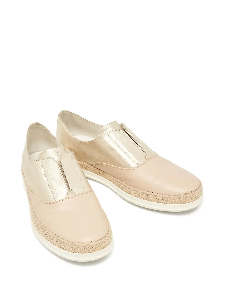 leather flat espadrilles 3