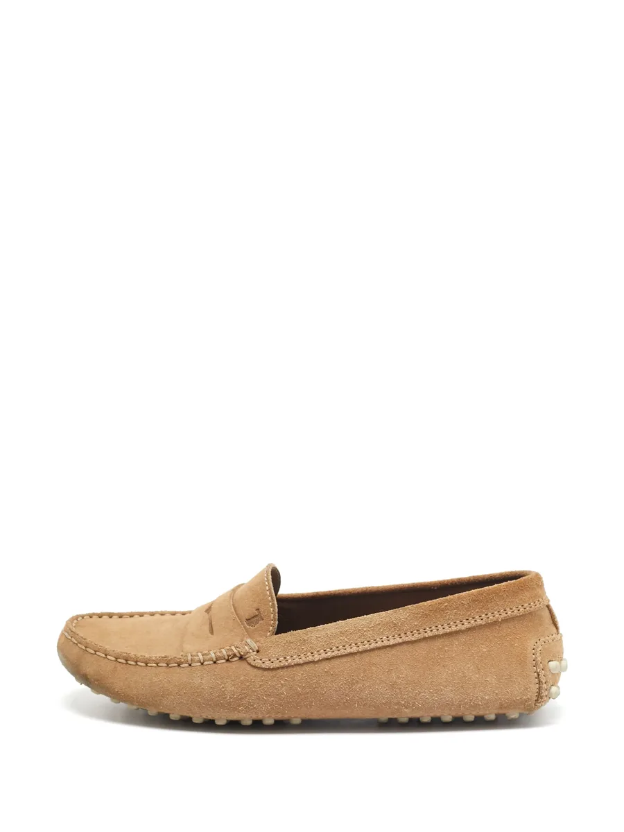 Pre-Owned suede loafers 2