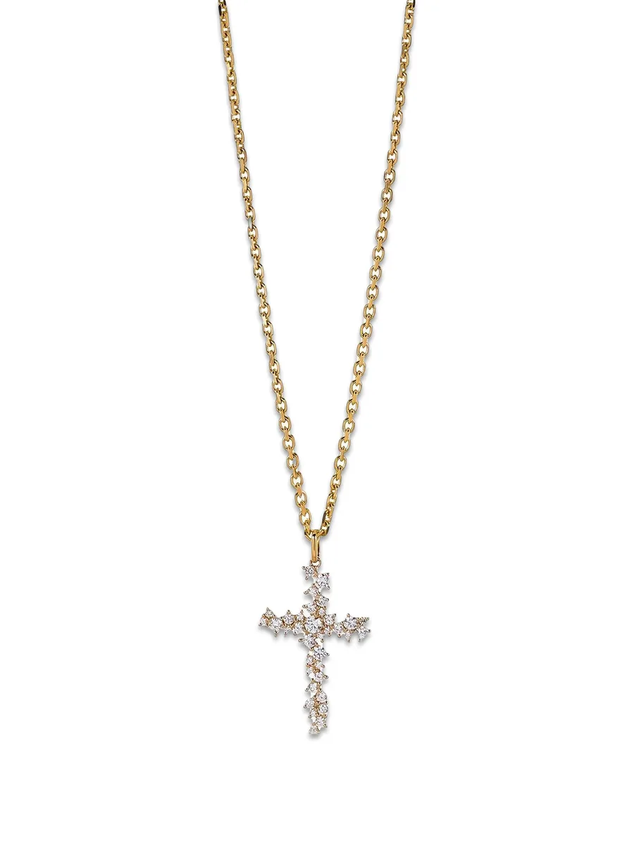 колье Cocktail Cross с бриллиантами 1
