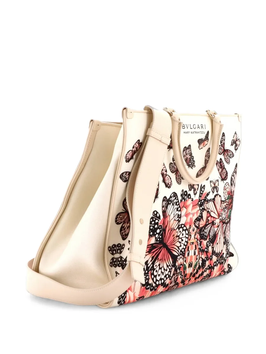 сумка-тоут Convertible Shopping Printed Canvas and Leather Medium 3