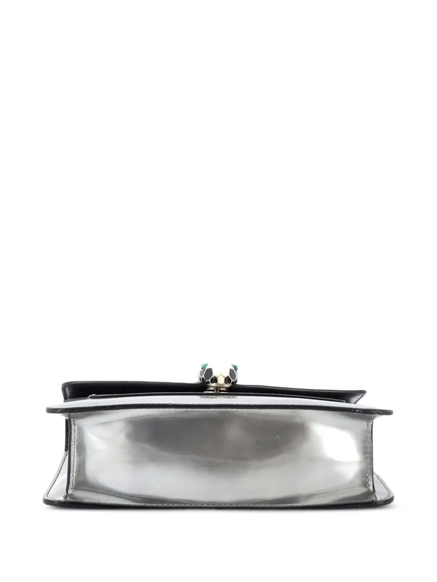 маленькая сумка на плечо Serpenti Forever Square Metallic 5