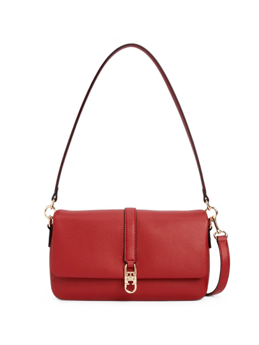 logo-plaque shoulder bag 1