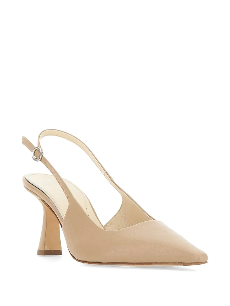 Fernanda leather slingback heeled pumps 4
