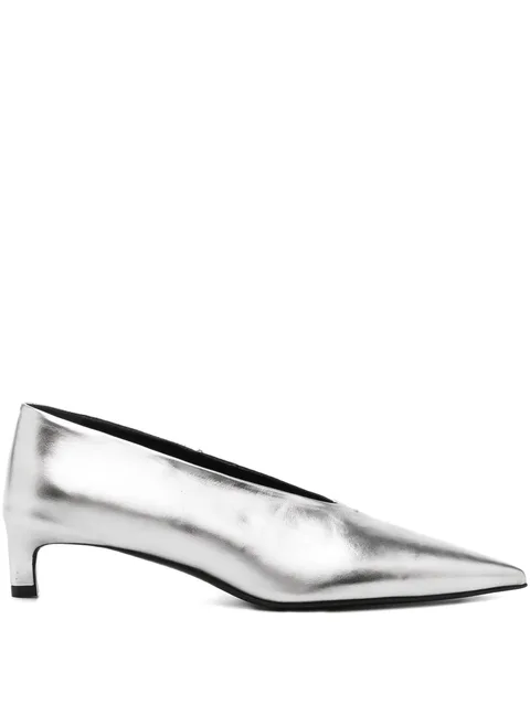 40mm leather pumps