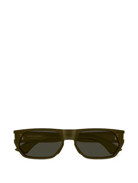 geometric-frame sunglasses