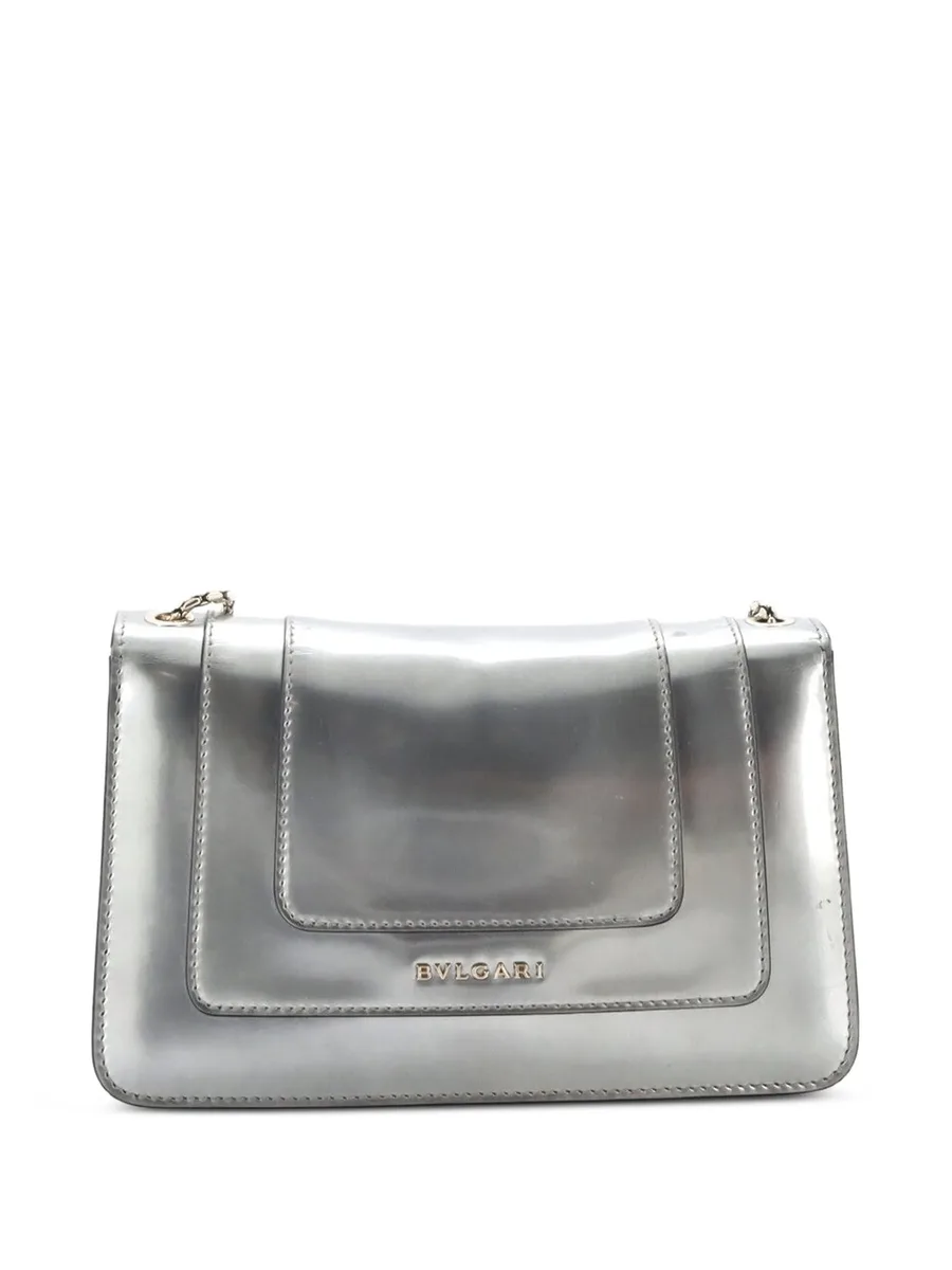 маленькая сумка на плечо Serpenti Forever Square Metallic 3