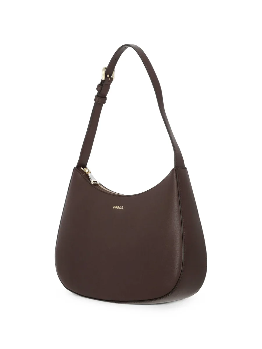 logo-lettering leather shoulder bag 3