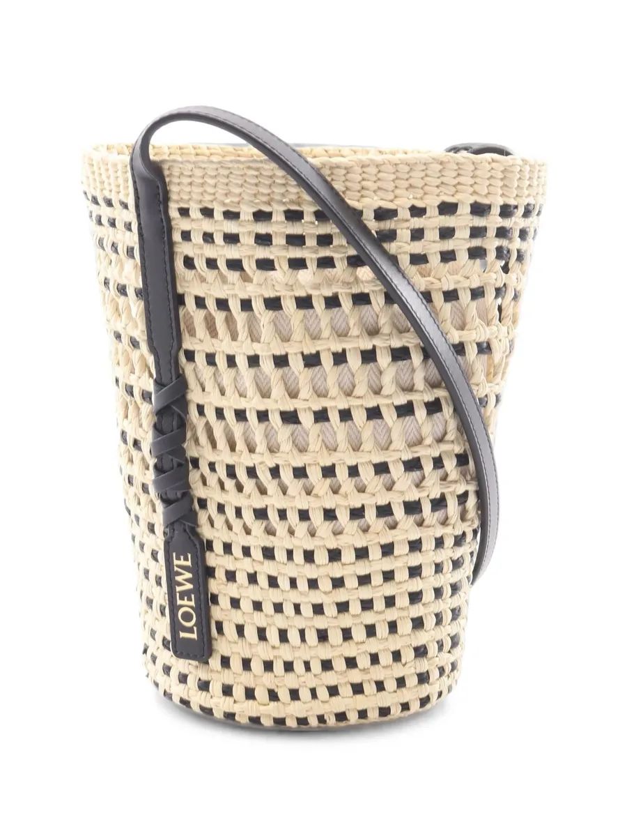 Braided Pocket bucket bag 2