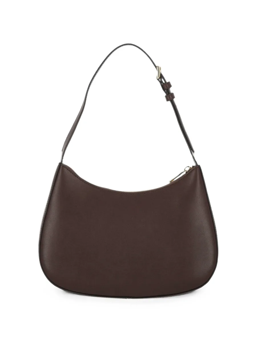 logo-lettering leather shoulder bag 2