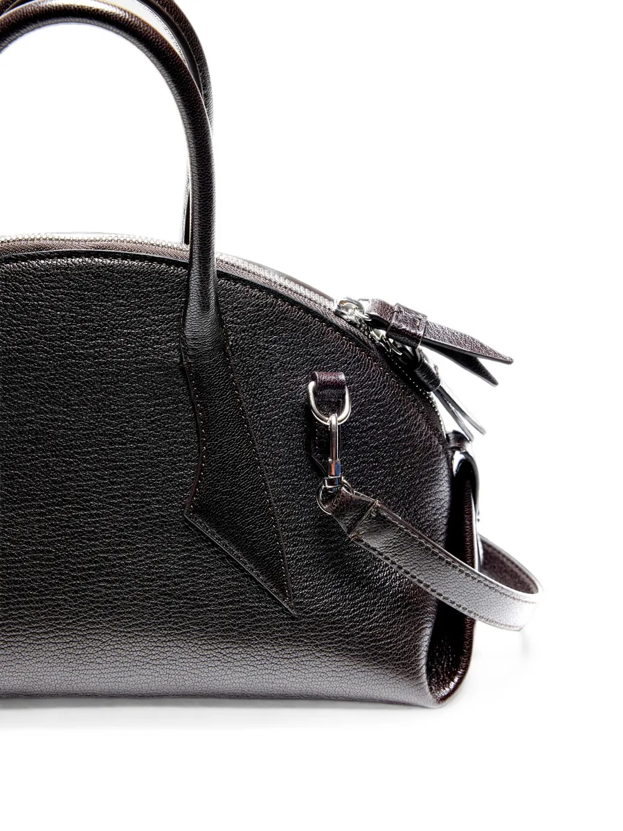 small Bowler bag in shiny goat 5