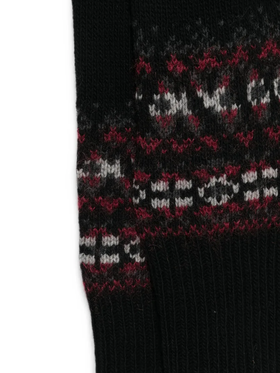 fair isle knit scarf 2