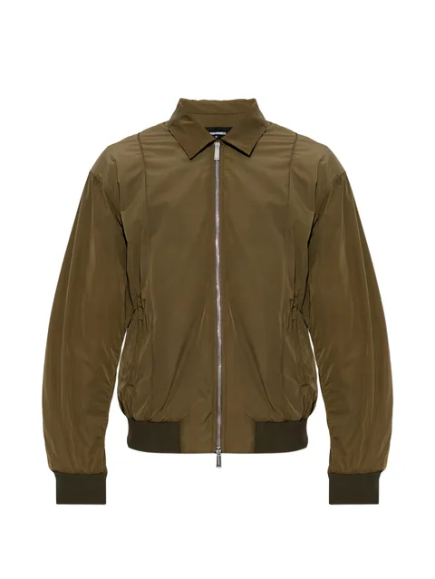zip-up bomber jacket