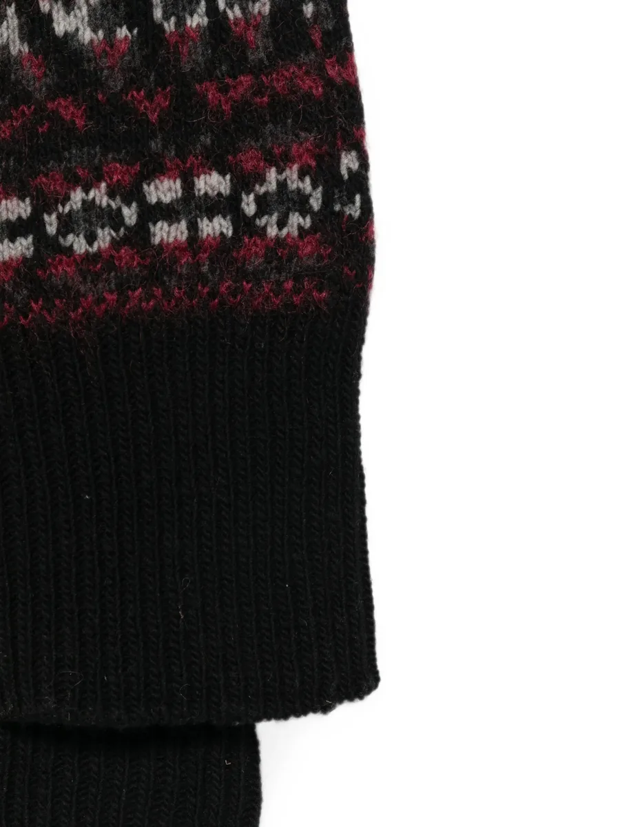 fair isle knit scarf 3