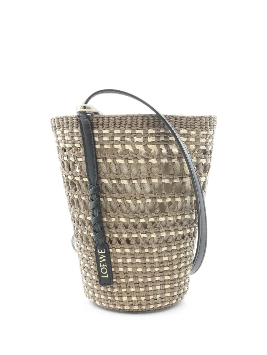 Braided Pocket bucket bag 1