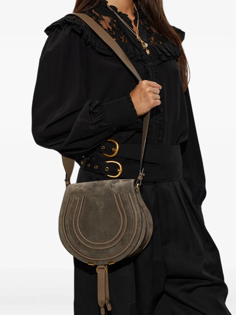 Marcie suede shoulder bag 2