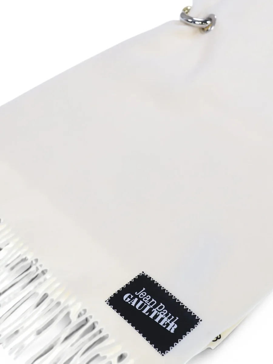 metal-ring fringe-edge scarf 3