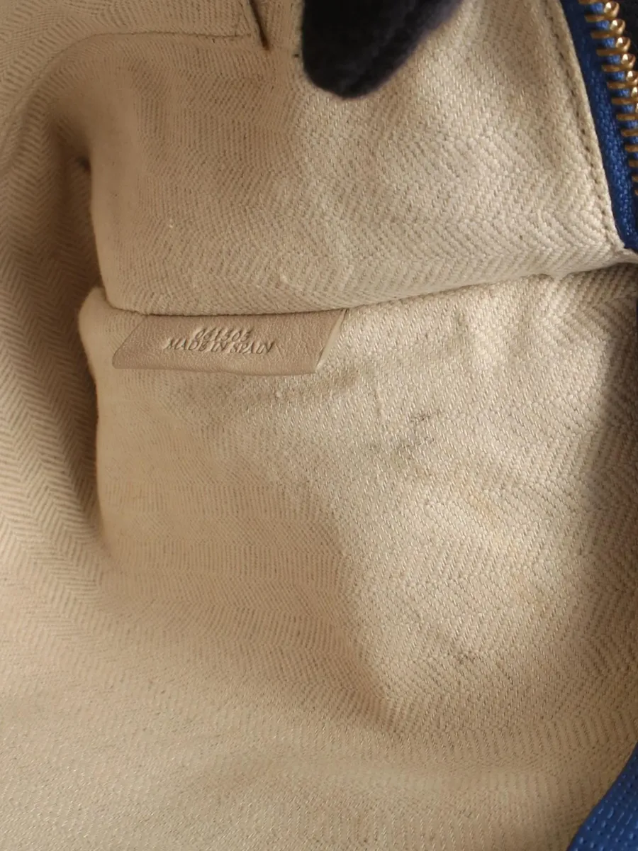 клатч Large Linen Embossed Calfskin Anagram T Pouch (2010-2026 годы) 6