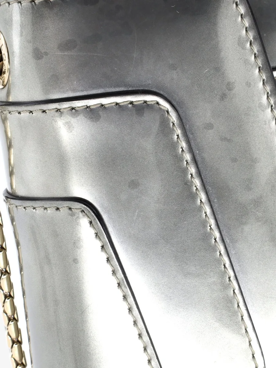 маленькая сумка на плечо Serpenti Forever Square Metallic 6