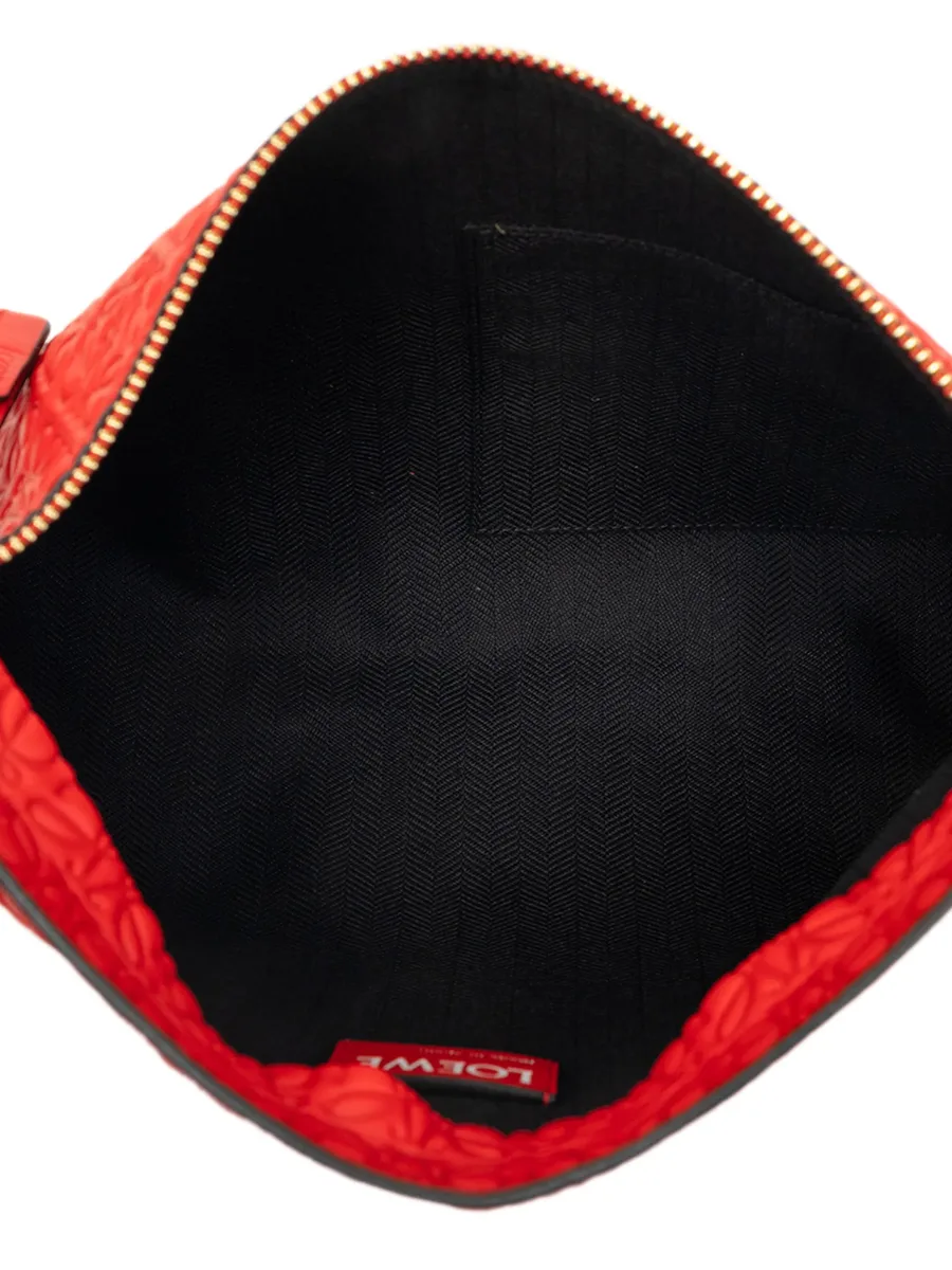 2017 Embossed Anagram Leather Repeat T clutch bag 5