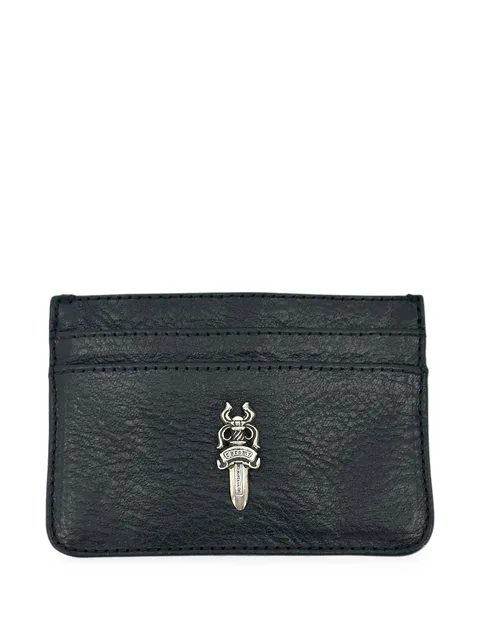 Dagger leather cardholder
