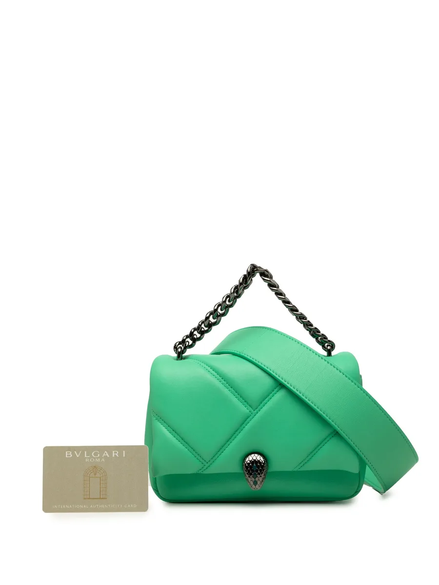 сумка-сэтчел Serpenti Cabochon размера мини (2020-2026 годы) 7