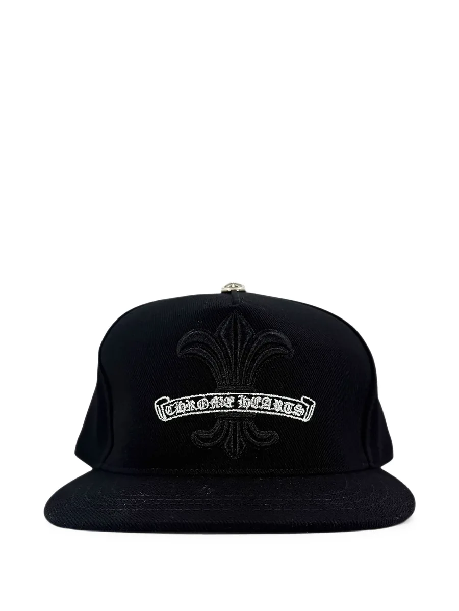 Fleur De Lis logo-embroidered baseball cap 1