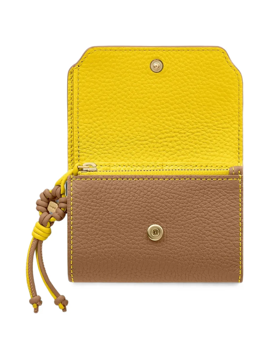 Trifold leather wallet 4