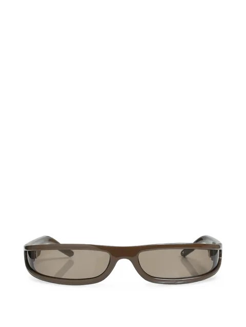 Fog rectangle-frame sunglasses