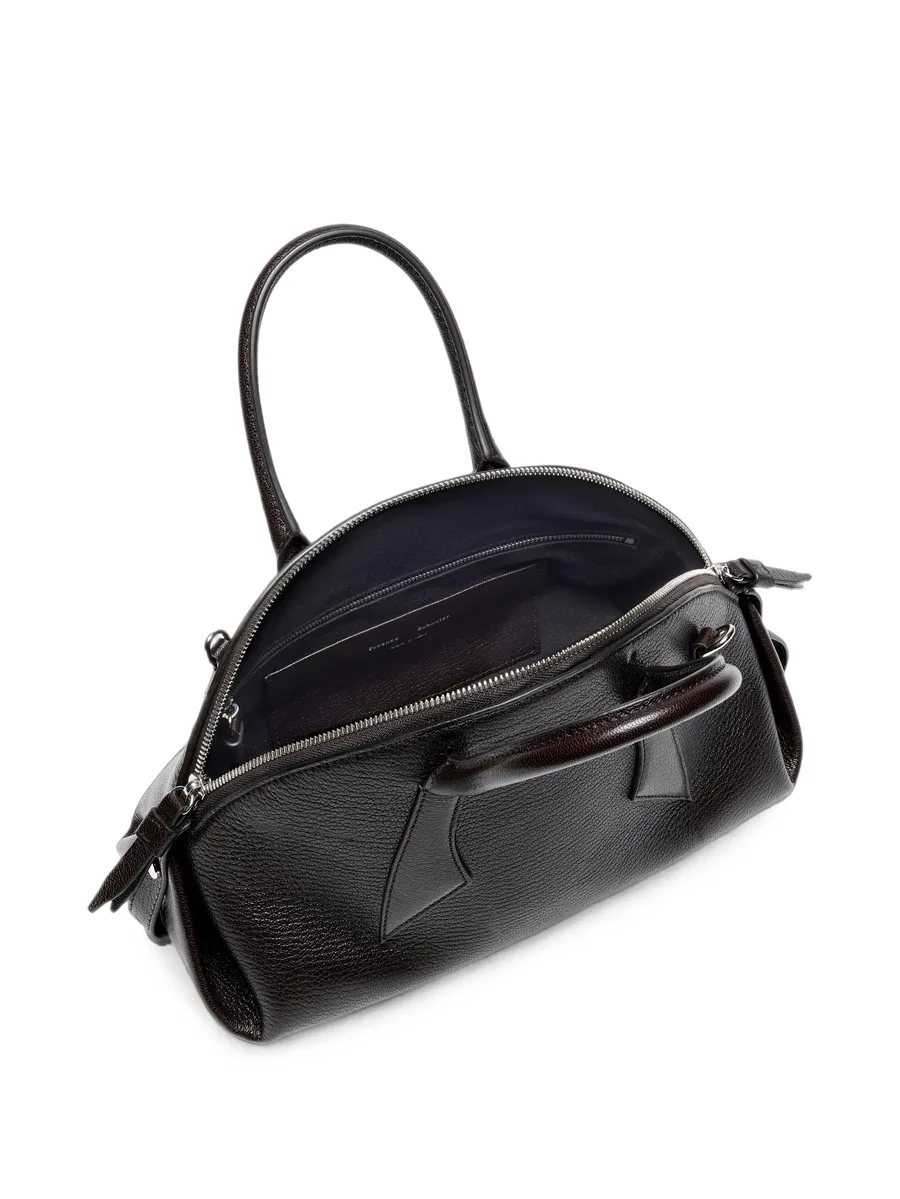 small Bowler bag in shiny goat 4