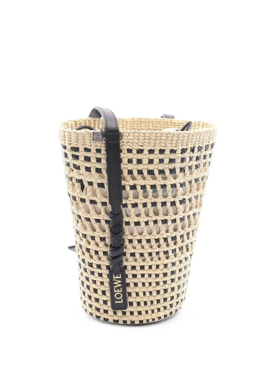 Braided Pocket bucket bag 1
