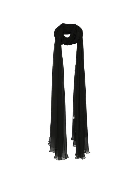 silk chiffon long scarf