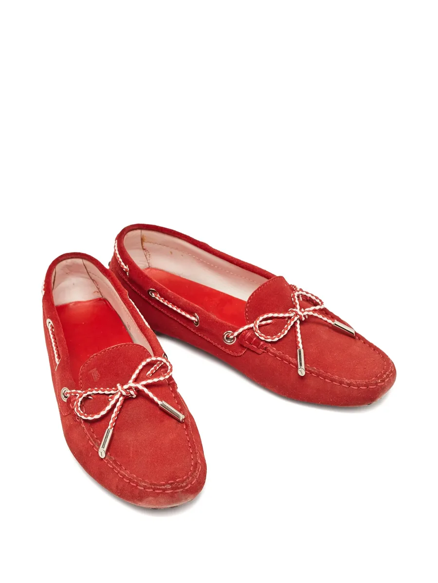 Pre-owned suede loafers 5