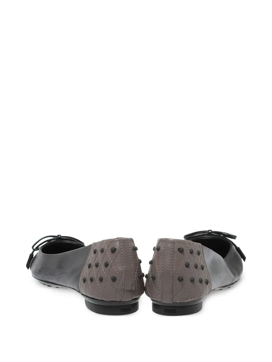 Pre-owned studded ballerina flats 8